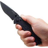 SOG Banner Button Lock Assisted Opening Folding Knife For Premium EDC Enthusiasts CPM S35VN 3.25In Blade USA Made by SOG
