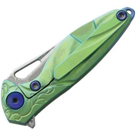 Rike Knife Hummingbird Framelock Grn MINI GREEN by Rike Knife