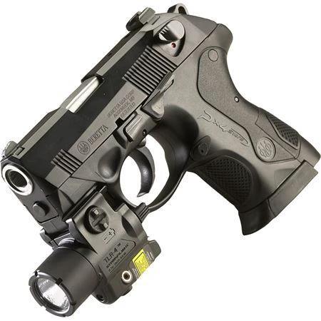 Streamlight TLR-4 Rail Mounted LED With Red Laser for Handguns Subcompact to Full Size 110 Lumen by Streamlight