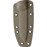 Real Steel Bushcraft III Coyote Knife For Outdoors 8.5in 4in Satin D2 Blade G10 Handle Belt Adapter Kydex Sheath by Real Steel