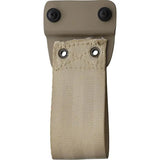 Real Steel Bushcraft III Coyote Knife For Outdoors 8.5in 4in Satin D2 Blade G10 Handle Belt Adapter Kydex Sheath by Real Steel