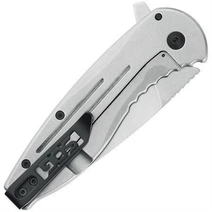 SOG Aegis Framelock Folding Knife 8Cr13MoV Stainless Stonewashed Handle EDC Ready by SOG