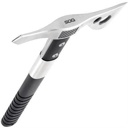 SOG FastHawk Survival Axe Six And A Half Inch Head With 2 Inch Edge Opp Pick Black Polymer Handle Outdoor Enthusiasts by SOG