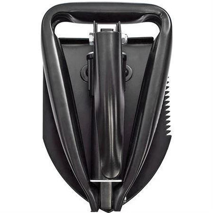 SOG Entrenching Tool F08N High Carbon Steel Serrated Shovel With Pick Foldable 7.25 Inch Triangular Grip Survivalists by SOG