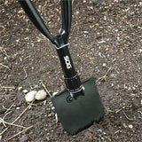 SOG Entrenching Tool F08N High Carbon Steel Serrated Shovel With Pick Foldable 7.25 Inch Triangular Grip Survivalists by SOG