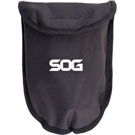 SOG Entrenching Tool F08N High Carbon Steel Serrated Shovel With Pick Foldable 7.25 Inch Triangular Grip Survivalists by SOG