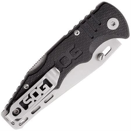SOG Salute Mini Lockback Knife for EDC Enthusiasts, Compact 4in Closed, 3.1in 8Cr13MoV Blade, Rugged Dual Thumb Studs by SOG
