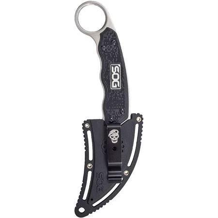 SOG Gambit Fixed Blade Knife For EDC Enthusiasts Durable 7Cr17MoV Satin Sheepsfoot Full Tang by SOG