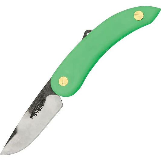 Svord Peasant Knife Green PKPPG One Hand Opening Tang Easy Carry Outdoor EDC Adventurers by Svord
