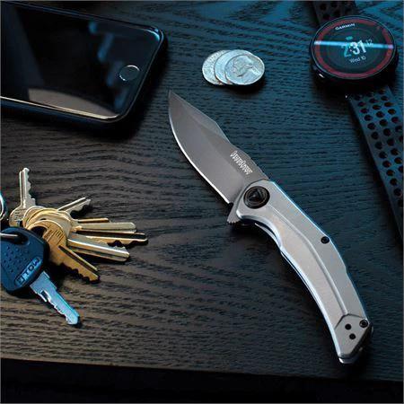 Kershaw Believer Framelock Knife With Assisted Opening SpeedSafe Versatile For Everyday Carry Enthusiasts by Kershaw