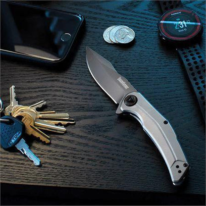 Kershaw Believer Framelock Knife With Assisted Opening SpeedSafe Versatile For Everyday Carry Enthusiasts by Kershaw