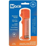 Mace Personal Pepper Spray - Orange 10 Percent OC Pepper With UV Dye, 20 Bursts, 12 ft Stream, Flip Top Safety Cap by Mace