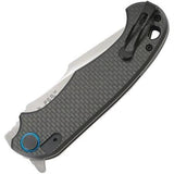 CRKT PSD Linerlock Carbon Fiber Folding Knife For EDC Enthusiasts With Assisted Opening by CRKT