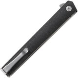 CRKT CEO Linerlock Folding Knife Premium EDC Ready 3.38in AUS8 Satin Blade Black GRN by CRKT