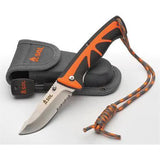 Adventure Medical Stoke Linerlock Knife With Partially Serrated 3.5in Blade Fire Starter For Campers by Adventure Medical