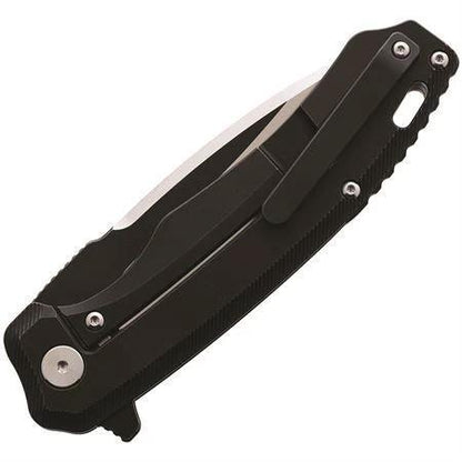 QSP Woodpecker Framelock Knife With Black Titanium Handle M390 Blade For EDC Enthusiasts by QSP Knife
