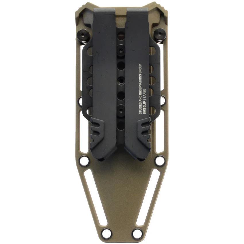 SOG Recondo FX Tactical Knife With TiNi Coated 440C Blade FDE Sheath MOLLE Belt Kit For Outdoor Survivalists by Sog