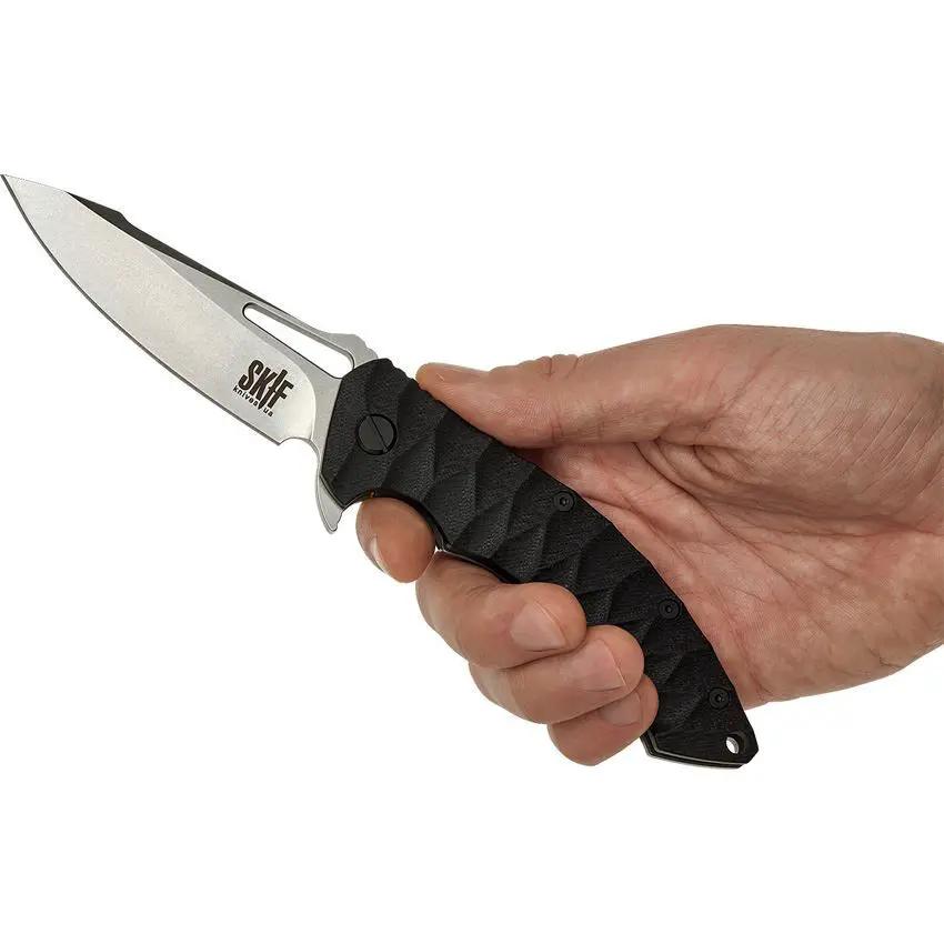 SKIF Knives Shark Framelock SW Black 421SE by SKIF Knives