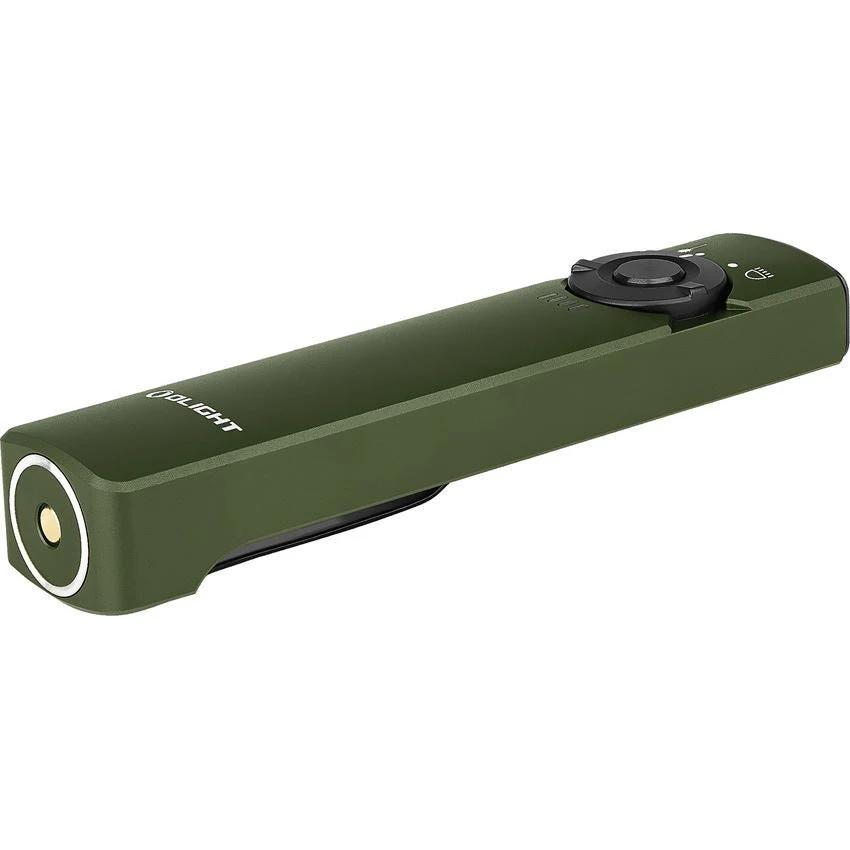 Olight Arkfeld Flat Tactical Flashlight With Green Laser Rechargeable Water And Impact Resistant For EDC by Olight