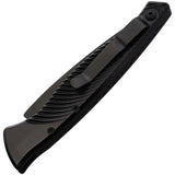 Piranha Knives Auto DNA Button Lock Black P-16BKT by Piranha Knives