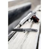 Kershaw Flyby Framelock Assisted Opening EDC Knife With D2 Blade Gray PVD Handle by Kershaw