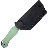 Kubey Golf EDC Fixed Blade Jade KU230D - AUS-10A Stainless Tanto With Jade G10 Handle by Kubey