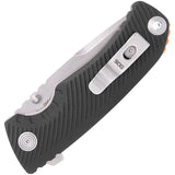 SOG Tellus ATK Linerlock Rugged Assisted Opening Knife for EDC Fans 3.25in Blade Stonewash 440 Stainless by Sog