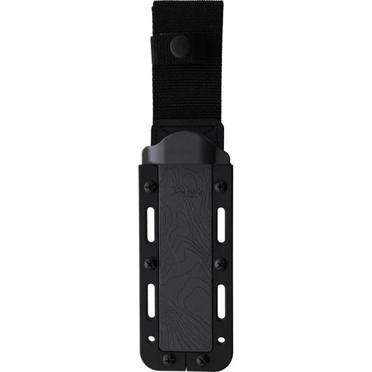 Demko FreeReign Tanto Knife 5In Satin AUS10A Blade Full Tang With Kydex MOLLE Sheath For Tactical Enthusiasts by Demko