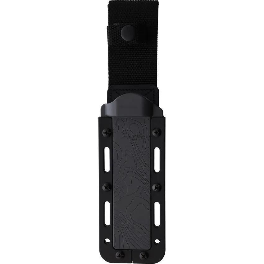 Demko FreeReign Tanto Knife 5In Satin AUS10A Blade Full Tang With Kydex MOLLE Sheath For Tactical Enthusiasts by Demko