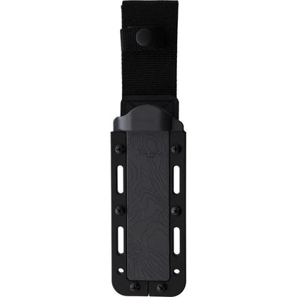 Demko FreeReign Tanto Knife 5In Satin AUS10A Blade Full Tang With Kydex MOLLE Sheath For Tactical Enthusiasts by Demko