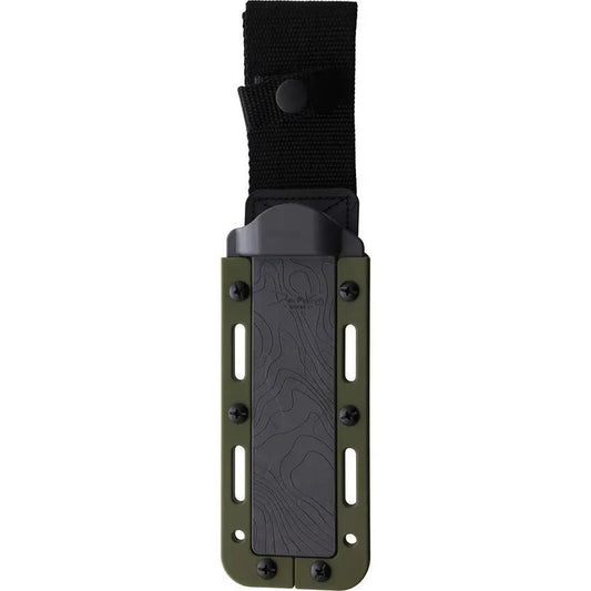 Demko FreeReign Tanto Knife Full Tang Satin AUS10A Blade Outdoor Tactical EDC Ready OD Gray Kydex Molle Sheath by Demko