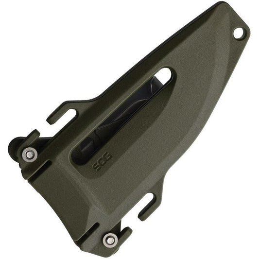 SOG Provider FX Fixed Blade Knife With CPM S35VN Steel And Green G10 Handle For Outdoor EDC by Sog