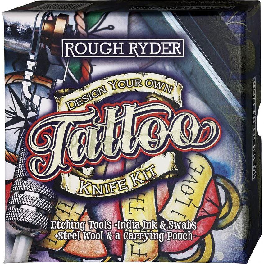 Rough Rider Tattoo Series Framelock Purple Knife For Tattoo Artists With Pocket Clip by Rough Rider