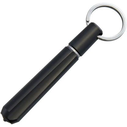 Real Steel Glass Breaker With Fire Starter Keyring For Outdoor Survivalists Aluminum Black Emergency Tools by Real Steel