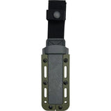 Demko Armiger 4 Fixed Blade Tanto Knife With Serrated 80CrV2 Blade Full Tang MOLLE Sheath For Tactical Outdoors by Demko
