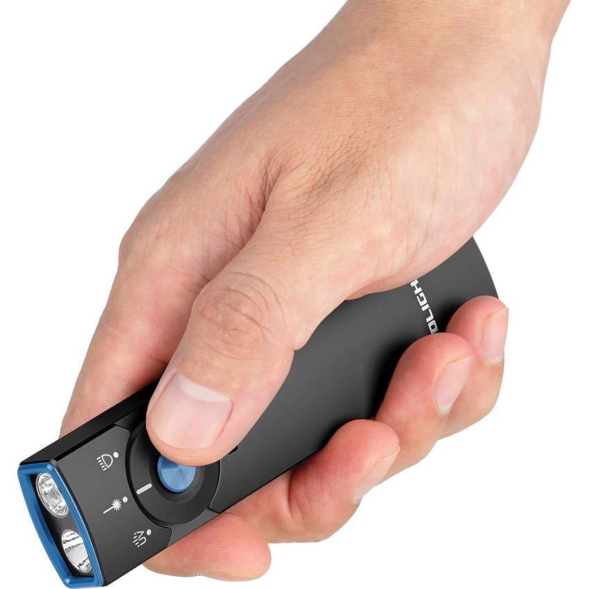 Olight Arkfeld Pro Rechargeable Flashlight for EDC and Tactical Use with UV and Green Beam by Olight