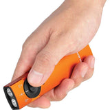 Olight Arkfeld Pro Rechargeable EDC Tactical Flashlight Orange With UV Light And Green Beam by Olight