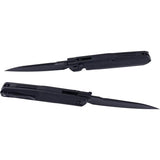 Real Steel G5 Metamorph Button Lock Knife Premium Black PVD 14C28N Sandvik Steel G10 Handle EDC by Real Steel