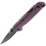 SOG Adventure Lockback Knife Purple Handle 3 In Black PVD Blade For Outdoor EDC Enthusiasts by SOG