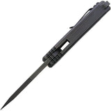 Hoback Knives Husky Framelock Titanium Black HUSKY DLC BLACK FALLOUT by Hoback Knives