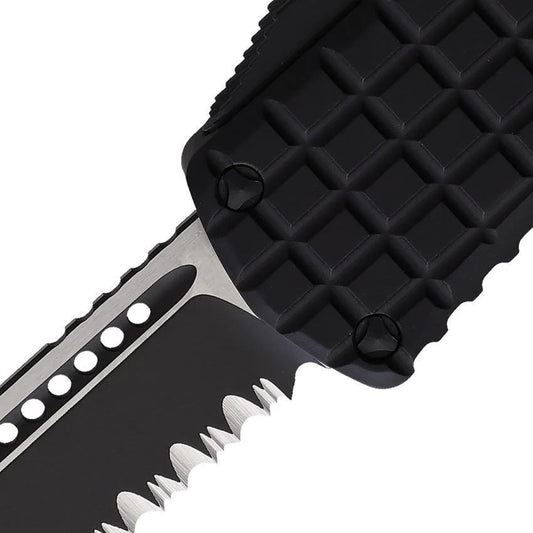Microtech Hera OTF Automatic Knife 3 Inch Blade Premium Two Tone Frag Aluminum Handle EDC Tactical by Microtech
