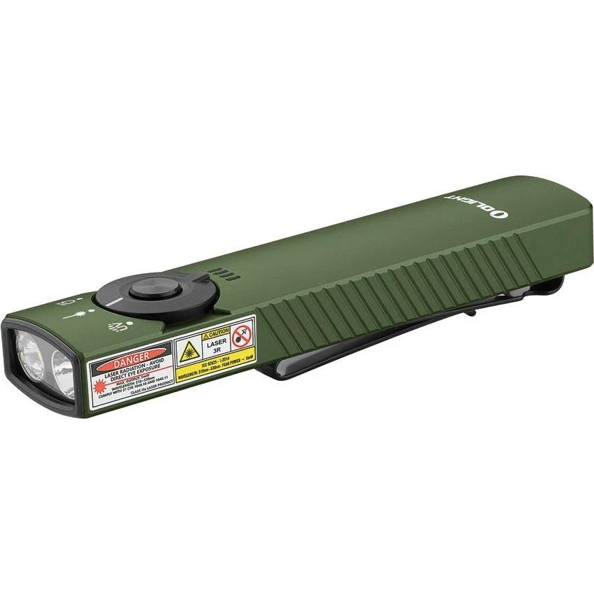 Olight Arkfeld Pro Rechargeable EDC Flashlight With Green Beam UV Light Strobe Turbo by Olight