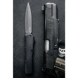 Kershaw Auto Livewire OTF Knife MagnaCut Spear Point Blade Black PVD 3.25 Inch Aluminum Handle EDC Pro by Kershaw
