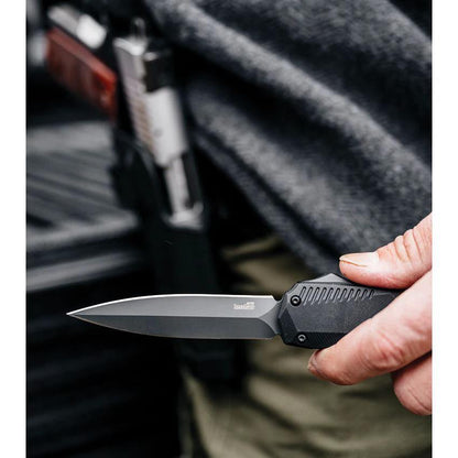 Kershaw Auto Livewire OTF Knife MagnaCut Spear Point Blade Black PVD 3.25 Inch Aluminum Handle EDC Pro by Kershaw