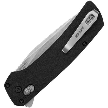 Kershaw Layup DuraLock Black Pocket Knife D2 Tool Steel Blade 4.5 Inch Closed EDC Everyday Carry by Kershaw