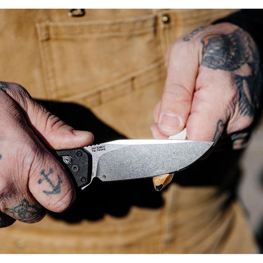Kershaw Layup DuraLock Black Pocket Knife D2 Tool Steel Blade 4.5 Inch Closed EDC Everyday Carry by Kershaw