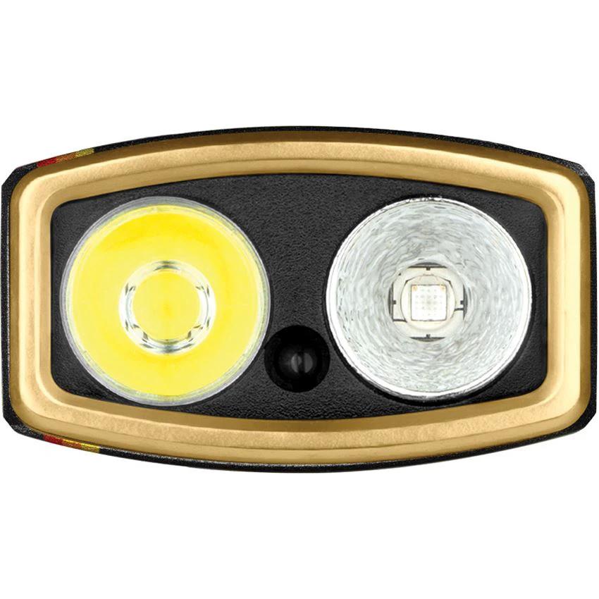 Olight Arkfeld Pro Rechargeable Flashlight For Racing Enthusiasts With Green Beam UV Light Turbo 1300 Lumens by Olight