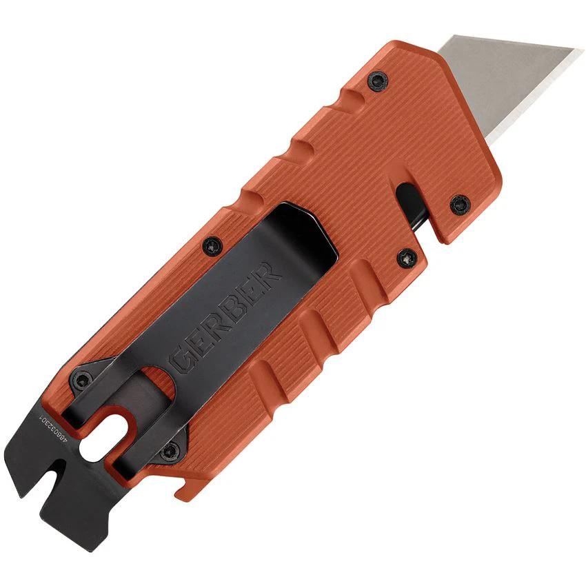 Gerber Prybrid Utility Multi Tool Orange G10 Replaceable Blade 4.25 In Closed EDC For DIYers by Gerber
