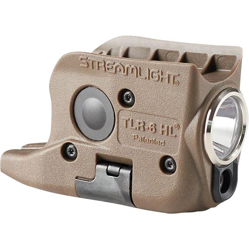 Streamlight TLR-6HL Light And Green Laser For Glock Subcompact Pistols Water Resistant Rechargeable Weapon Mount by Streamlight