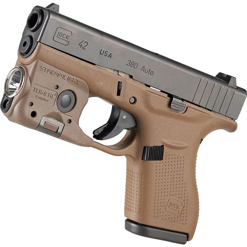 Streamlight TLR-6HL Light And Green Laser For Glock Subcompact Pistols Water Resistant Rechargeable Weapon Mount by Streamlight